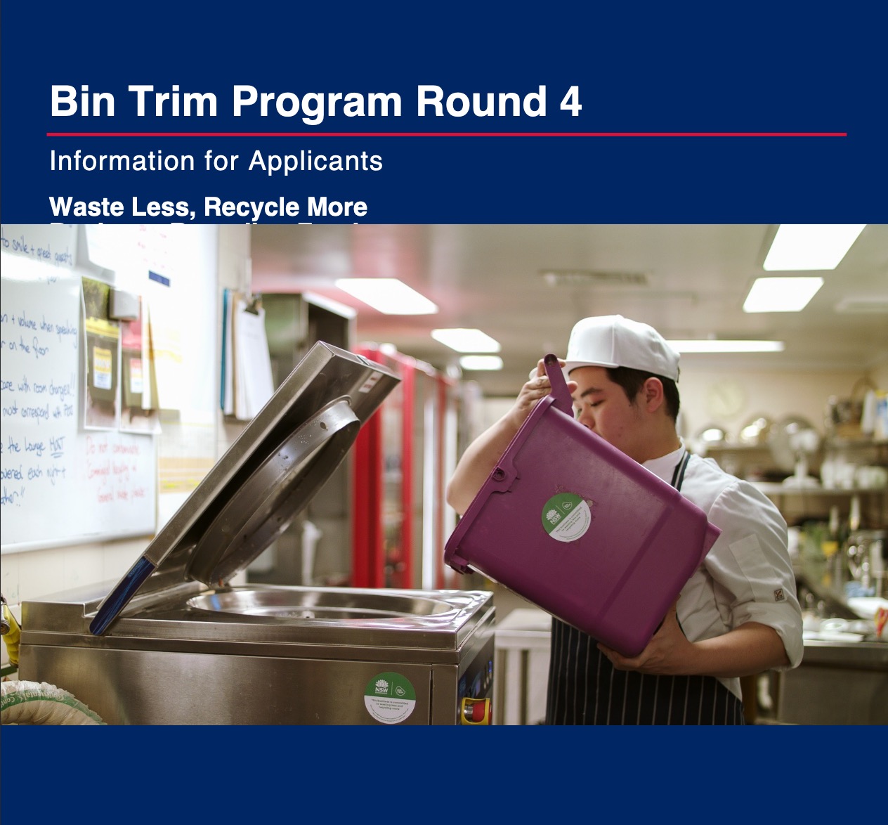 NSW Bin Trim Round 4 open for applications MRA Consulting Group